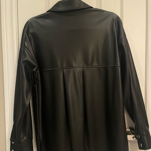 Zara leather jacket xs - Picture 3 of 6